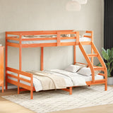 Bunk bed without mattress 80x200/140x200 cm solid wood