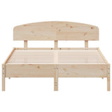 Cadre de lit sans matelas 120x200 cm bois de pin massif