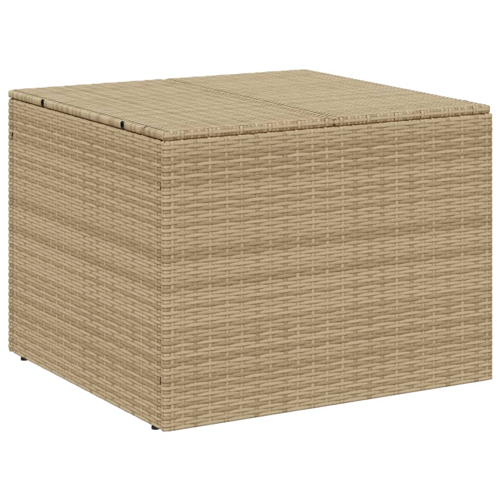 Garten-Aufbewahrungsbox, Beige-Mix, 291L, geflochtenes Harz