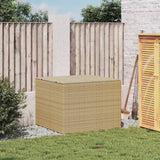 Garten-Aufbewahrungsbox, Beige-Mix, 291L, geflochtenes Harz