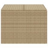 Garten-Aufbewahrungsbox, Beige-Mix, 291L, geflochtenes Harz