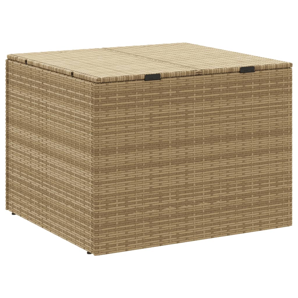 Garten-Aufbewahrungsbox, Beige-Mix, 291L, geflochtenes Harz