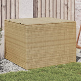 Garten-Aufbewahrungsbox, Beige-Mix, 291L, geflochtenes Harz