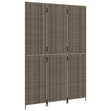 3-panel gray resin woven partition wall