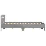 Cadre de lit sans matelas sonoma gris 140x200 cm