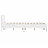 Cadre de lit sans matelas blanc 120x190 cm