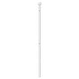 Tête de lit métal blanc 193 cm