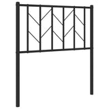 Tête de lit métal noir 75 cm