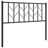 Tête de lit métal noir 107 cm