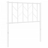 Tête de lit métal blanc 75 cm