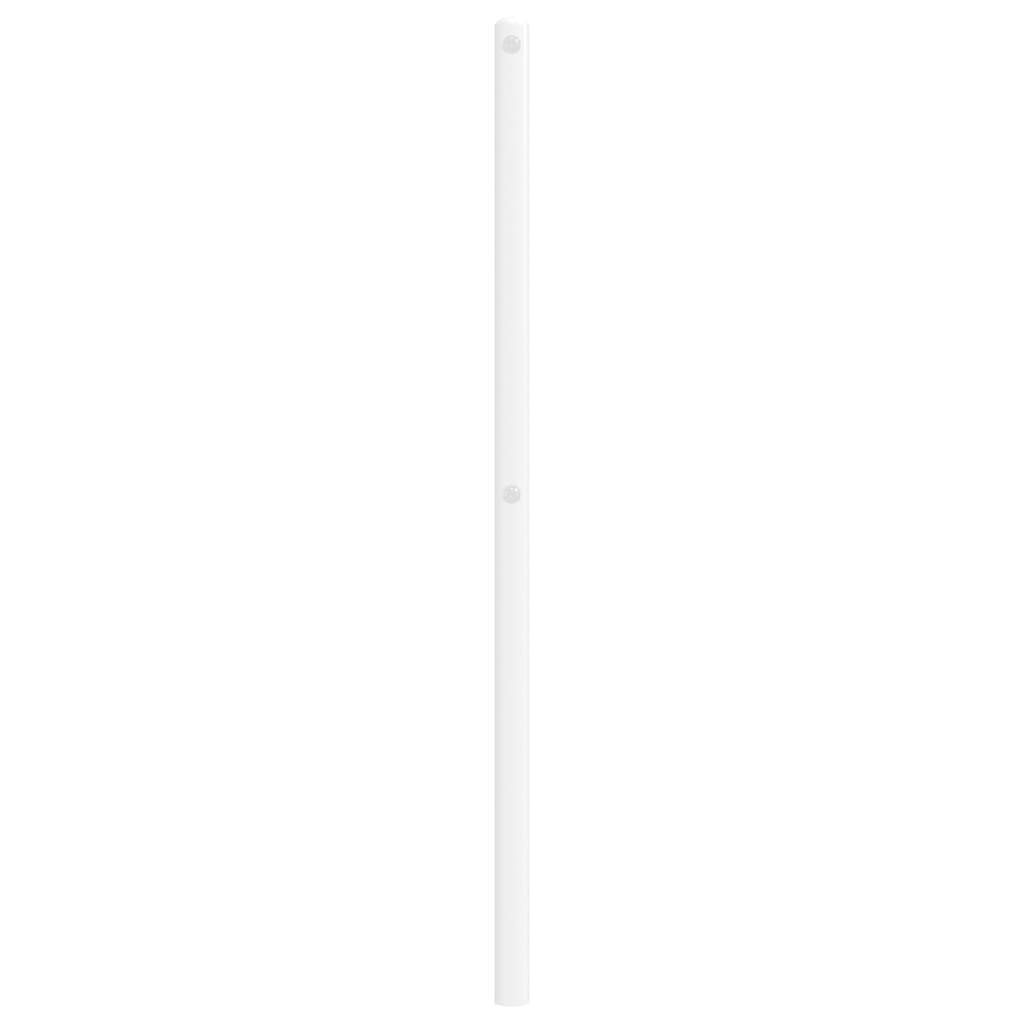 Tête de lit métal blanc 75 cm