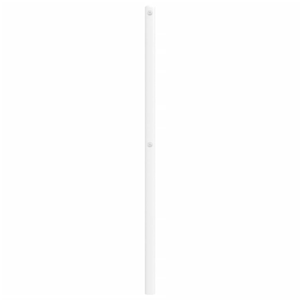 Tête de lit métal blanc 80 cm