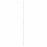 Tête de lit métal blanc 80 cm