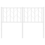 Tête de lit métal blanc 120 cm