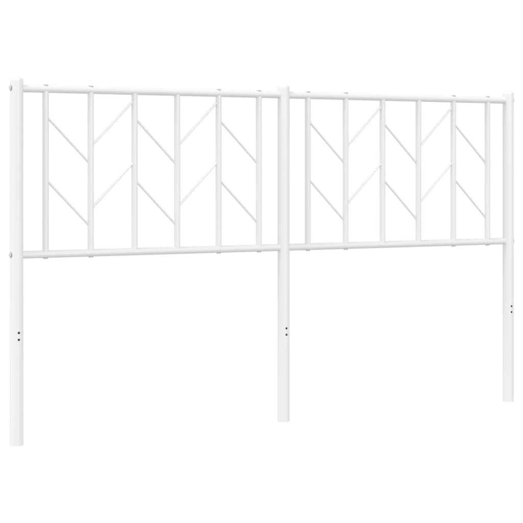 Tête de lit métal blanc 150 cm