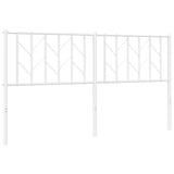 Tête de lit métal blanc 160 cm