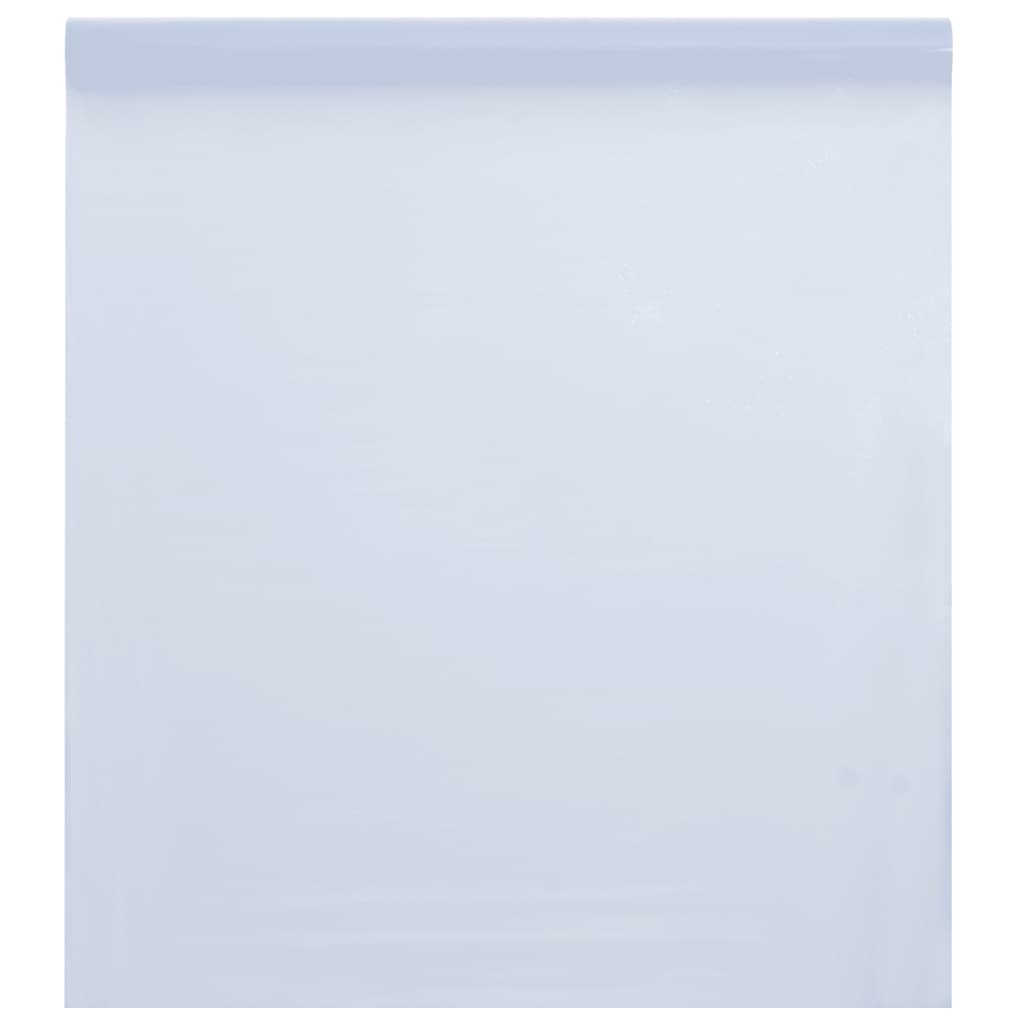 Films pour fenêtre 3 pcs statique dépoli blanc transparent PVC