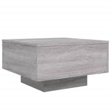 Sonoma coffee table gray 55x55x31 cm engineered wood