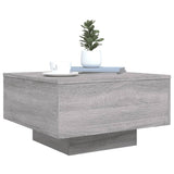 Sonoma coffee table gray 55x55x31 cm engineered wood