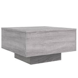 Sonoma coffee table gray 55x55x31 cm engineered wood