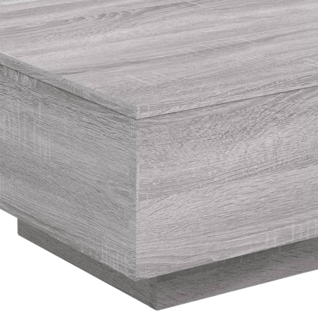 Sonoma coffee table gray 55x55x31 cm engineered wood