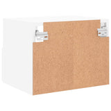 Meubles TV muraux 2 pcs blanc 40x30x30 cm bois d'ingénierie