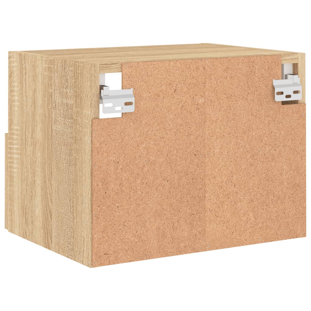 Meubles TV muraux 2 pcs chêne sonoma 40x30x30cm bois ingénierie