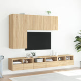 Meuble TV mural chêne sonoma 60x30x30 cm bois d'ingénierie