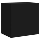 Meubles TV muraux 2 pcs noir 40,5x30x40 cm bois d'ingénierie