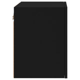 Meubles TV muraux 2 pcs noir 40,5x30x40 cm bois d'ingénierie