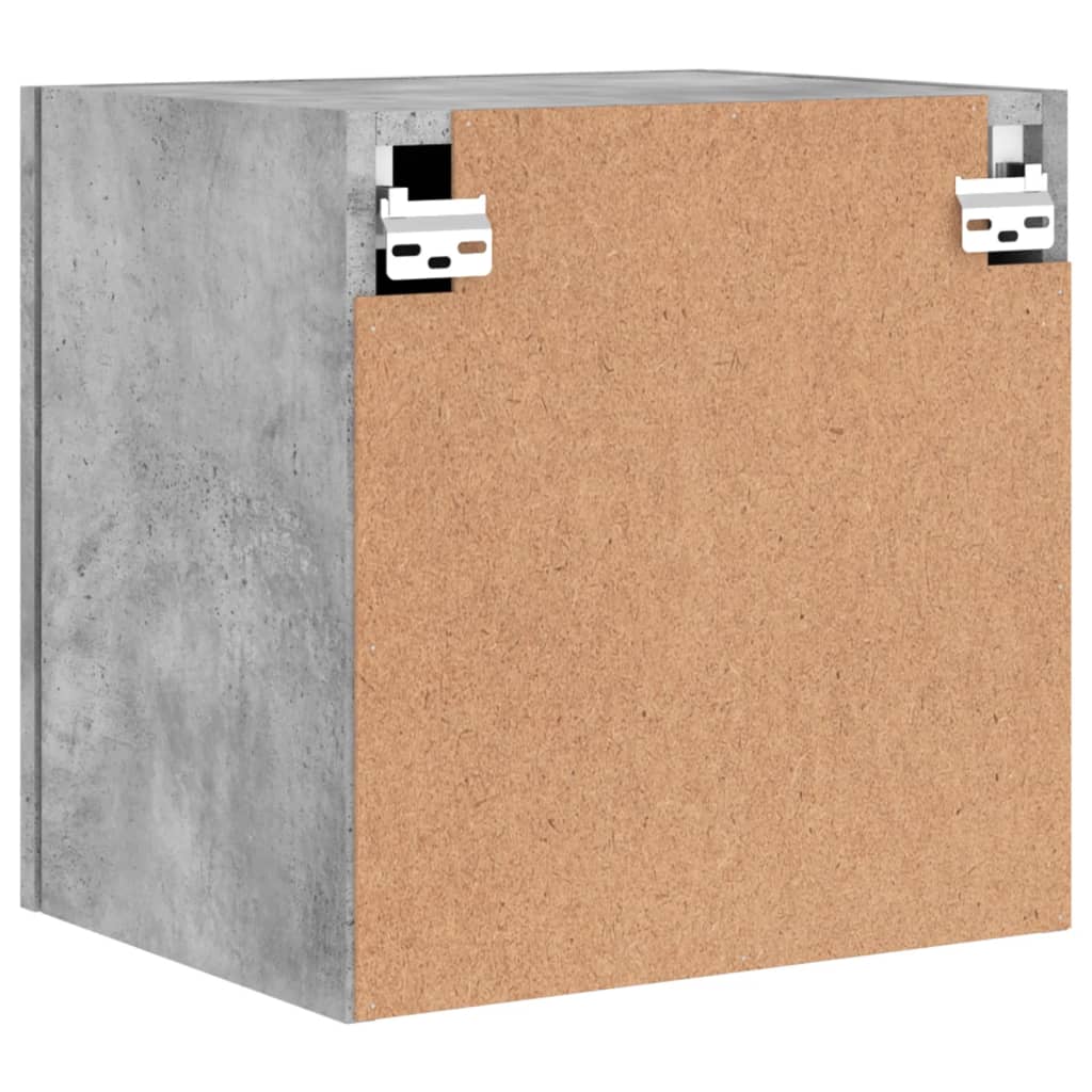 Meubles TV muraux 2 pcs gris béton 40,5x30x40cm bois ingénierie