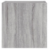 Meubles TV muraux 2pcs sonoma gris 40,5x30x40cm bois ingénierie