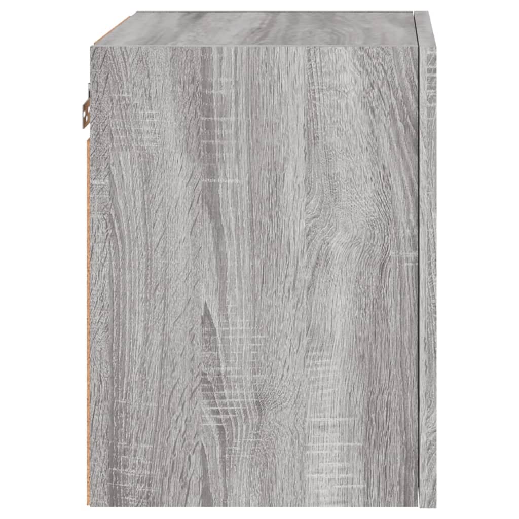 Meubles TV muraux 2pcs sonoma gris 40,5x30x40cm bois ingénierie