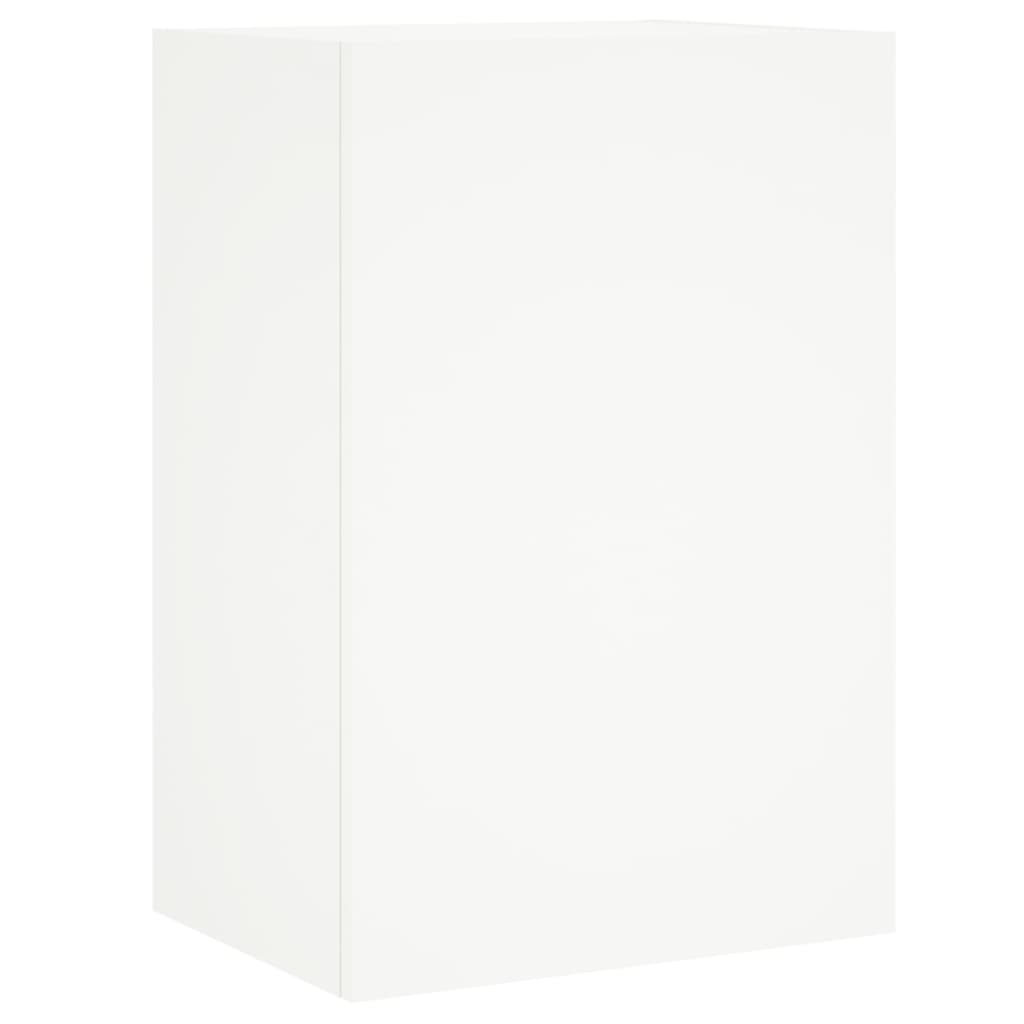 Meubles TV muraux 2 pcs blanc 40,5x30x60 cm bois d'ingénierie