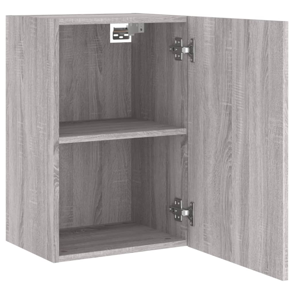 Meubles TV muraux 2pcs sonoma gris 40,5x30x60cm bois ingénierie