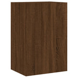 Meuble TV mural chêne marron 40,5x30x60 cm bois d'ingénierie