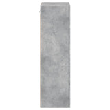 Meuble TV mural gris béton 40,5x30x102 cm bois d'ingénierie