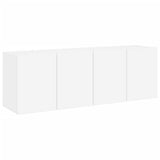 Meubles TV muraux 2 pcs blanc 60x30x41 cm