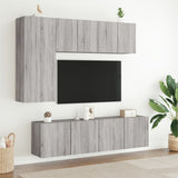 Meuble TV mural sonoma gris 60x30x41 cm