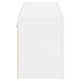 Meuble TV mural blanc 100x30x41 cm