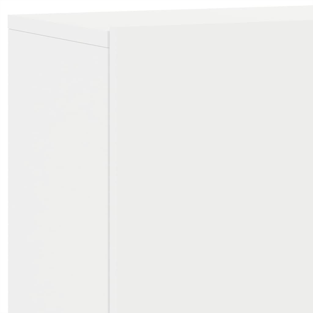 Meuble TV mural blanc 100x30x41 cm