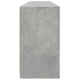 Sideboard with LED lights concrete gray 181.5x37x67 cm