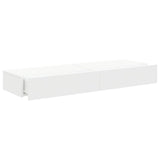 Meubles TV avec éclairage LED 2 pcs blanc 60x35x15,5 cm