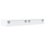 Meubles TV avec éclairage LED 2 pcs blanc 60x35x15,5 cm