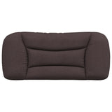 Coussin de tête de lit marron foncé 90 cm tissu