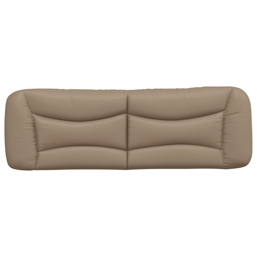 Coussin de tête de lit cappuccino 160 cm similicuir