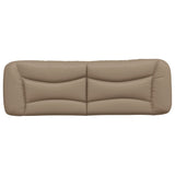 Coussin de tête de lit cappuccino 160 cm similicuir