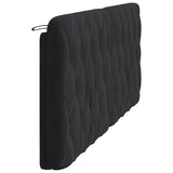 Coussin de tête de lit noir 200 cm velours