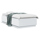 Cadre de lit sans matelas blanc 90x200 cm