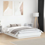 Cadre de lit sans matelas blanc 120x190 cm